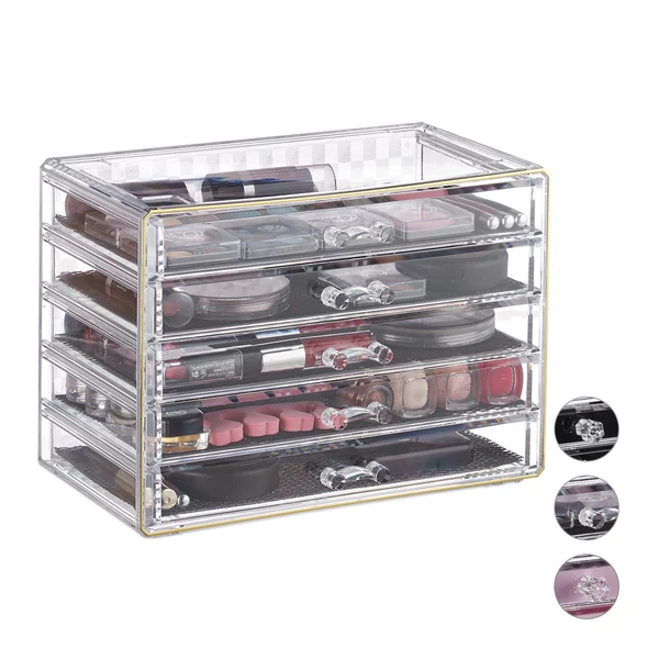 ELGA Smink Tároló Rendszerező Állvány, 4 Színben