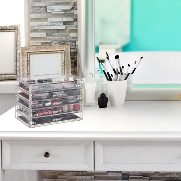 ELGA Smink Tároló Rendszerező Állvány, 4 Színben