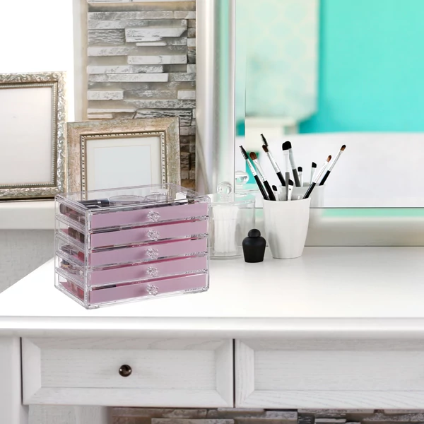 ELGA Smink Tároló Rendszerező Állvány, 4 Színben