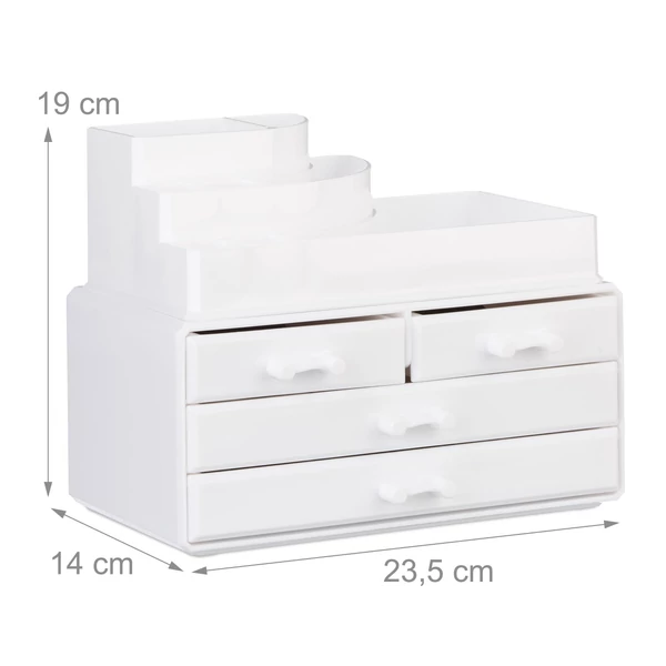 LÉNA Smink Tároló, Rendszerező 4 Fiókkal