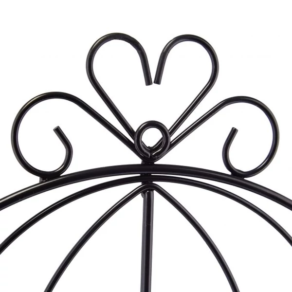 Bird falra szerelhető ékszertartó állvány felső részén kialakított kovácsoltvas stílusú díszítés