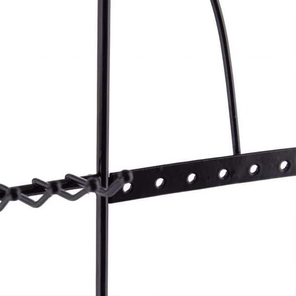 FÜlbevalók számára kialakított lyukak egy feketes színű bird fali ékszertartó állványom