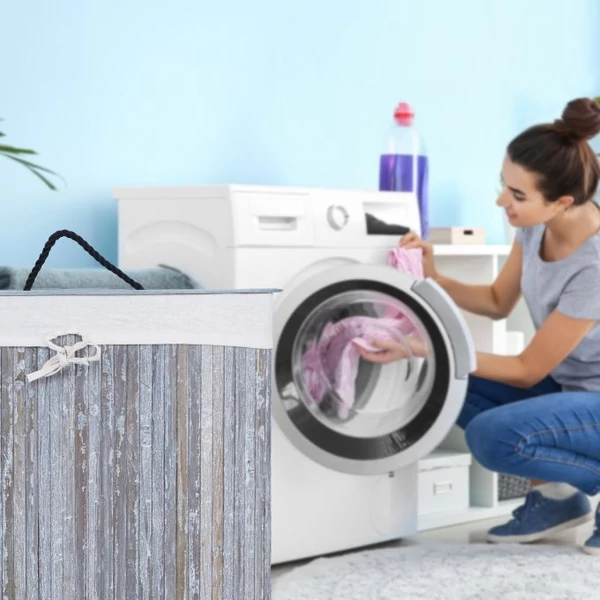 ALINA Bambusz Szennyestartó, 5 Színben