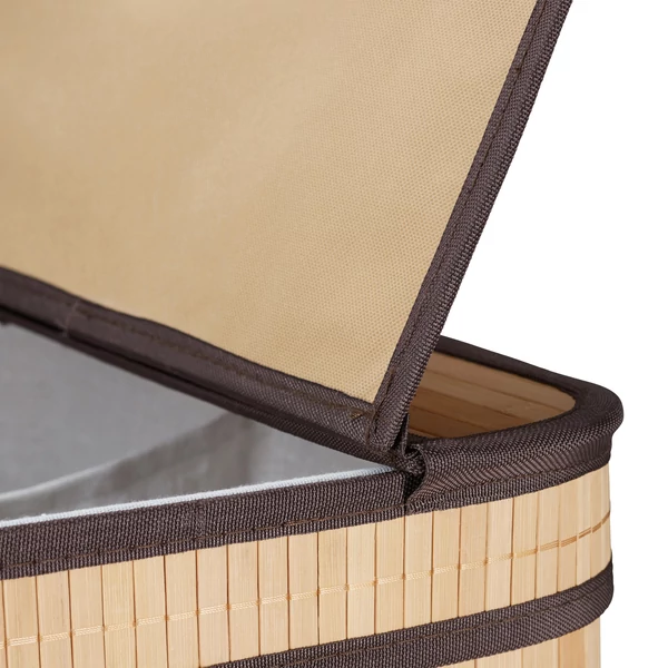 HESZNA Bambusz Szennyestartó, 5 Választható Színben