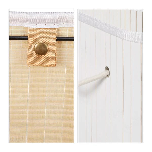 HESZNA Bambusz Szennyestartó, 5 Választható Színben