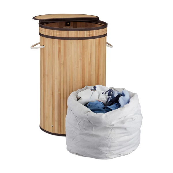 KANTA Bambusz Szennyestartó, 5 Választható Színben