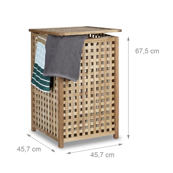 Lio diófa szennyestartó nagy 75 liter tárolóhellyel