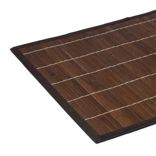 Hua valódi bambuszból készült sötétbarna színű tányéralátét készlet egy darabja közelről