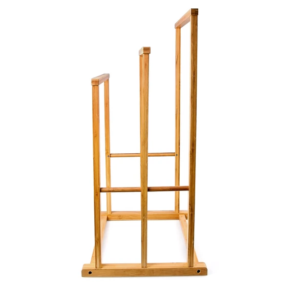 HARUKA 3 ágú Bambusz Törölközőtartó