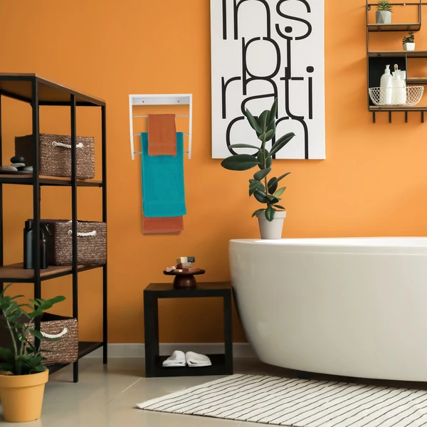 LERTON Fali Polc és Törölközőtartó