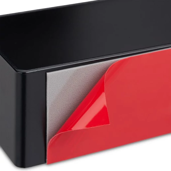 Mamba törölközőtartó ami ragasztással a falra rögzíthető a hátoldalán elhelyezett kétoldalú ragasztócsíkok használtalával