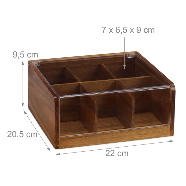 Holz teafilter tartó méretezett katalógusképe