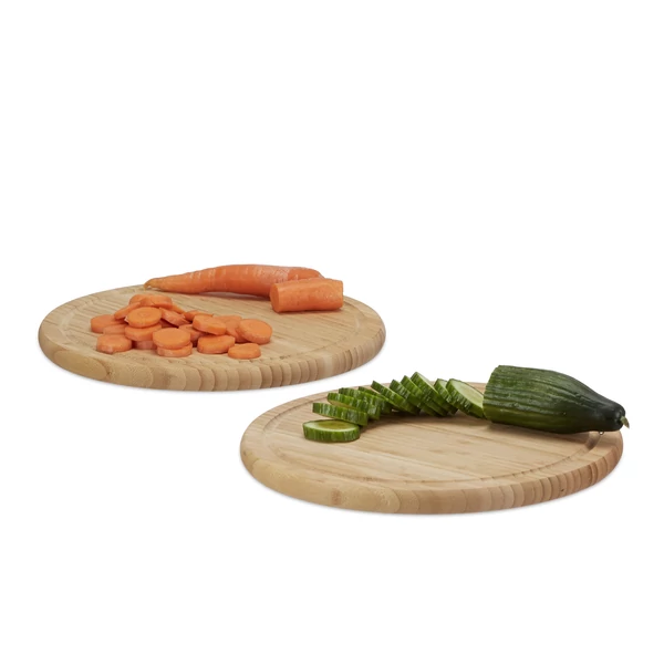 SHOMA 30 cm Ø Bambusz Vágódeszka Szett