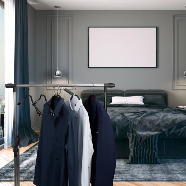 vékony ruhavállfa gardrób helytakarékos rendszerezés megoldás