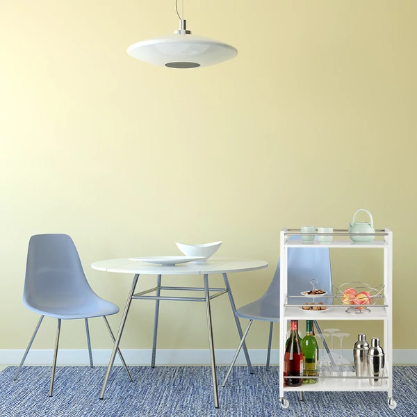 Környezetbarát fa zsúrkocsi modern konyhába