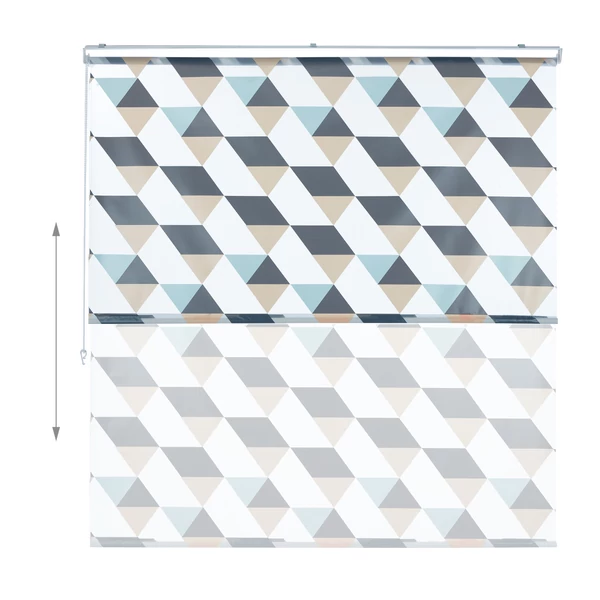 Geometriai Mintás Zuhanyroló 160 x 240 cm