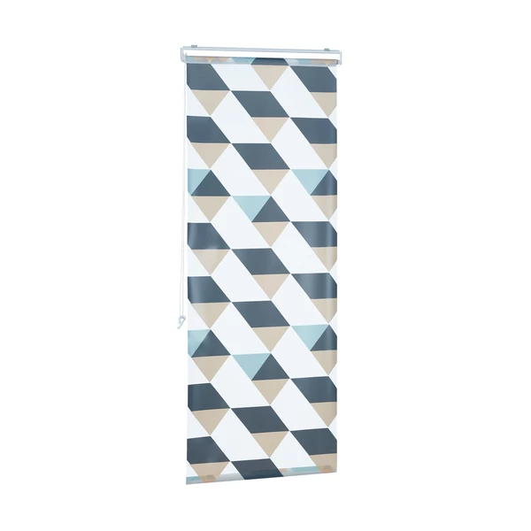 Geometriai Mintás Zuhanyroló 60 x 240 cm