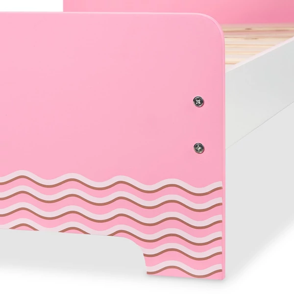 Hattyú Mintás Gyerek Ágykeret 70 x 140 cm + Ágyrács