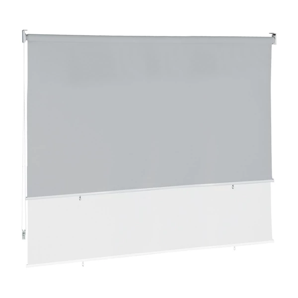 HAFNOK Kültéri Függőleges Napellenző, Terasz Árnyékoló Roló 140 x 180 cm