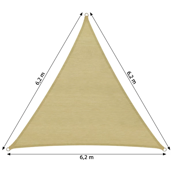 Napvitorla 6 x 6 x 6 m
