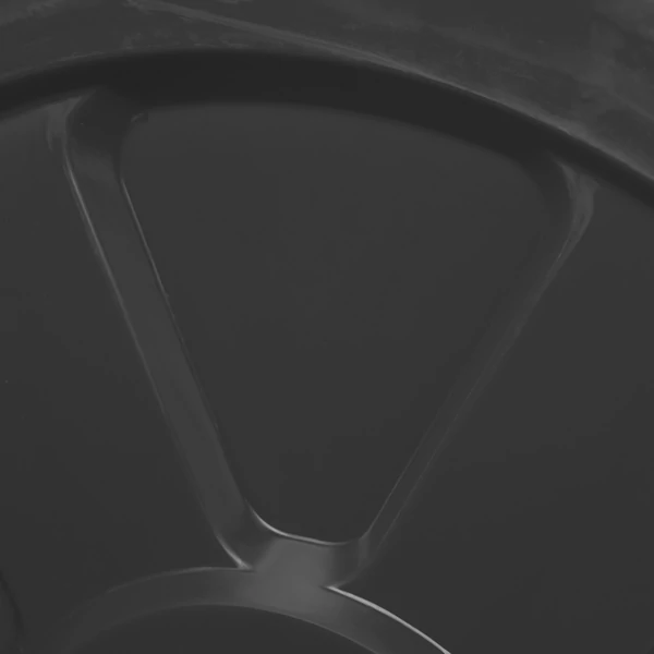 Fekete színű műanyag keretes forgalomfigyelő tükör hátulja 