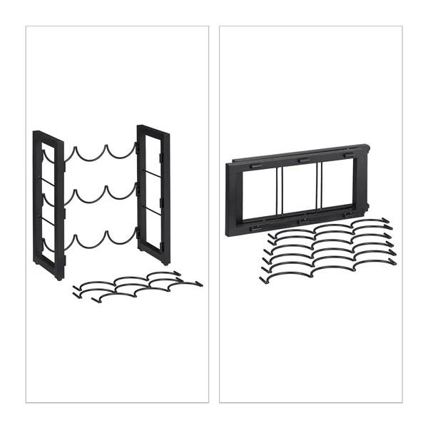 Debóra palacktartó és bortartó állvány szétszerelt állapotban