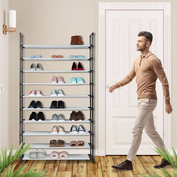 Cipőtartó Állvány 50 Pár Cipőnek, 5 Választható Színben