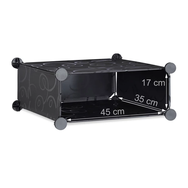 LACY Cipőtartó, 10 Tároló Rekesszel, 3 Színben