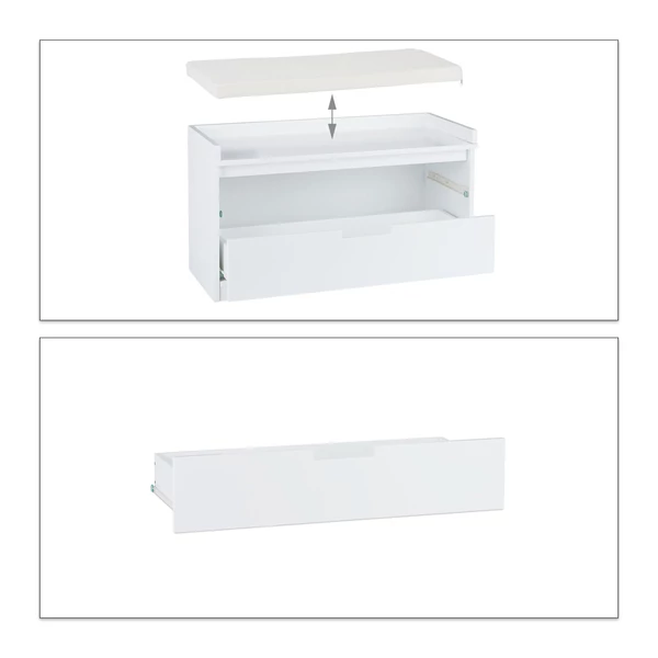 OLIVER Komód, 2 fiókkal