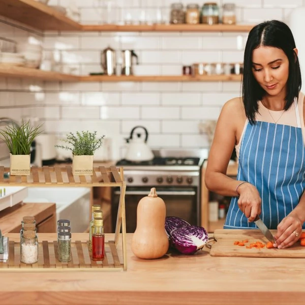 SHIORI Összecsukható Bambusz Cipőtartó