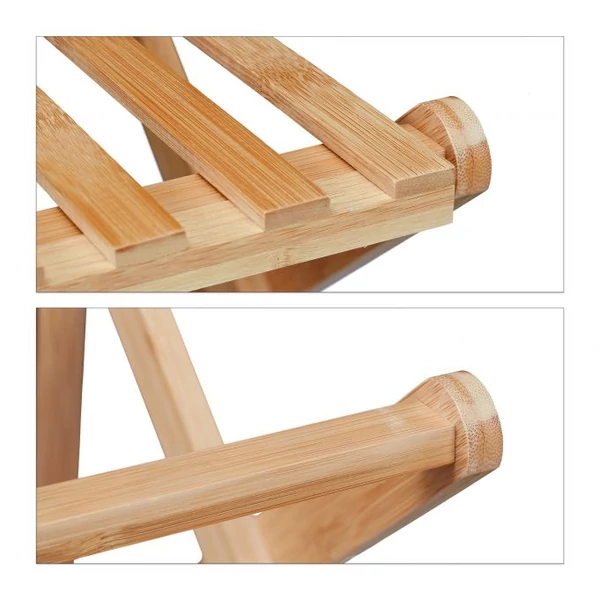 SHIORI Összecsukható Bambusz Cipőtartó