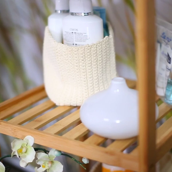 Irén 4 Polcos Bambusz Fürdőszoba Polc