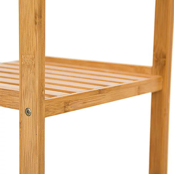 Irén 4 Polcos Bambusz Fürdőszoba Polc