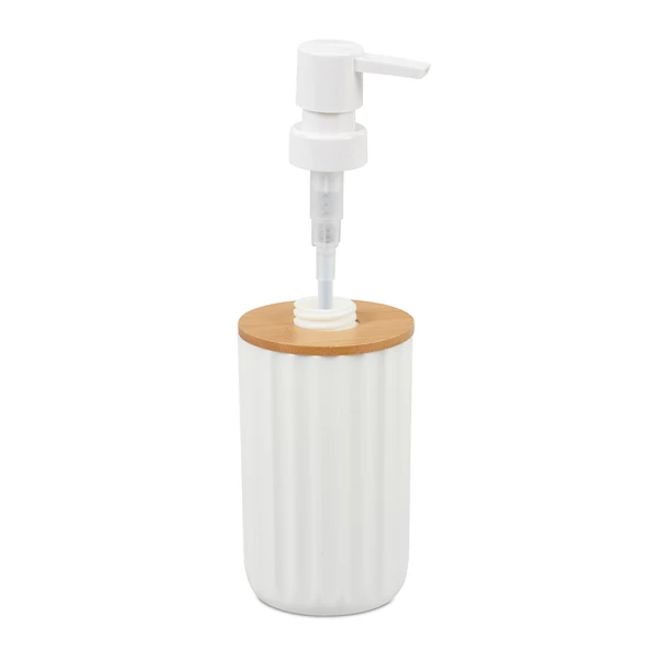 Akari műanyagból készült folyékony szappan adagoló letekerhető fejjel és belső tartállyal 