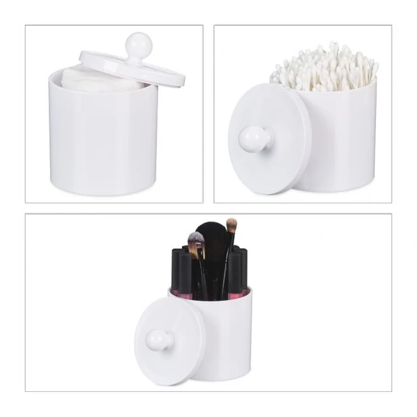 vattakorong tartó szett fehér színben