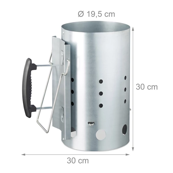 Kolt Xl grill faszén begyújtó kémény méretezett katalógusképe