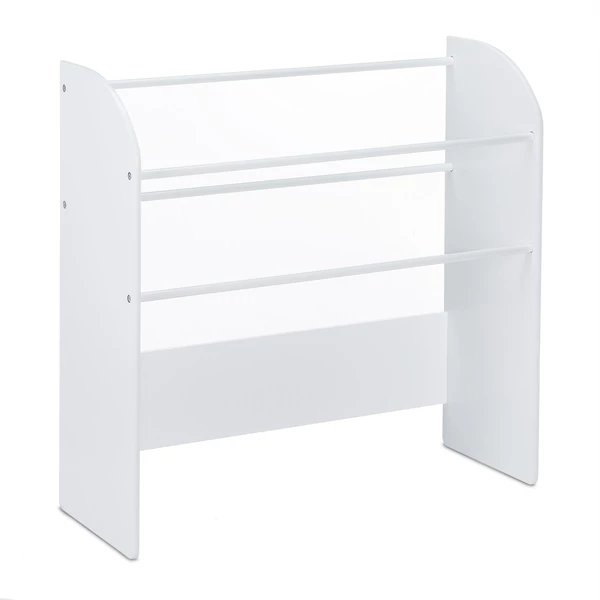 fehér Little hero gyerekszobai játék és könyvtároló polc vázszerkezete fiókok és dobozok nélkül