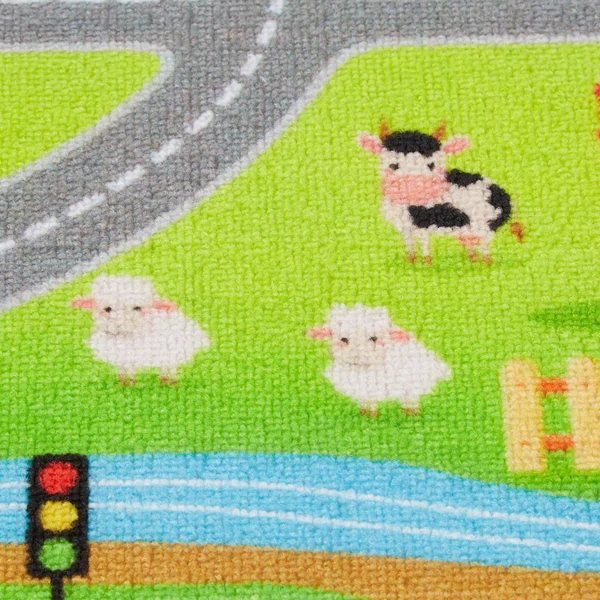 Város mintás Gyerekszőnyeg 150 x 100 cm