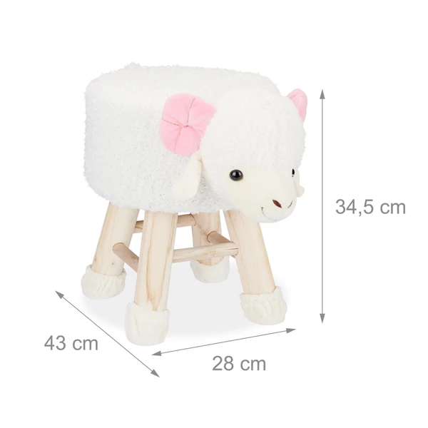 Állat Formájú Gyerek Puff, 9 Féle Állattal