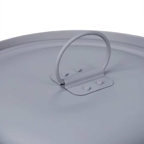 12 literes hamu tároló konténer acélból