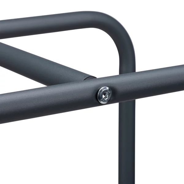 Orfi XL méretű tüzifa tároló keret felső éle közelről