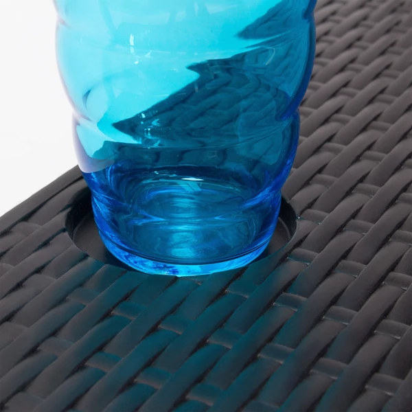 BASTIAN Balkonra Akasztható Rattan Hatású Asztal