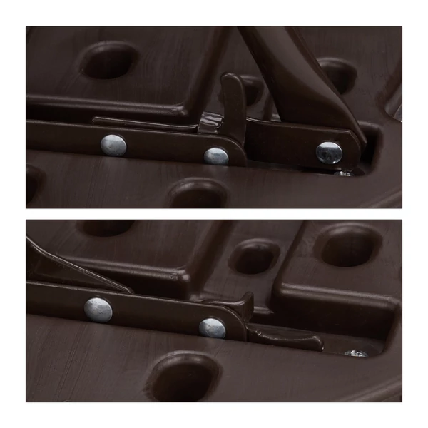 BASTIAN Összecsukható Rattanhatású Kerti Szék