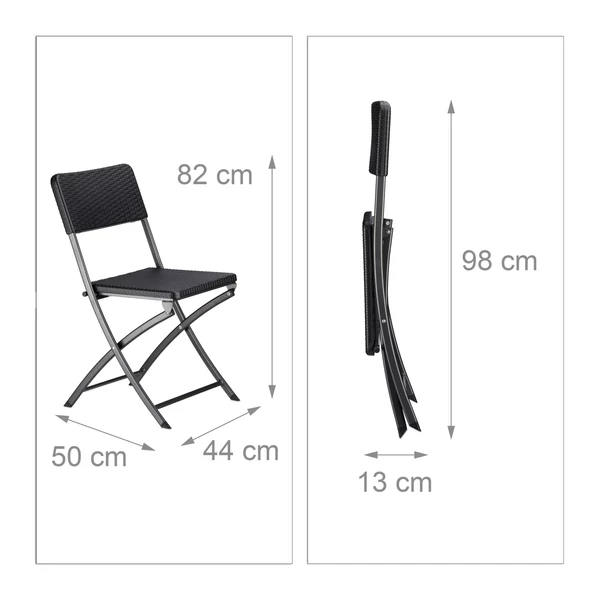 BASTIAN Rattanhatású Kerti Szék