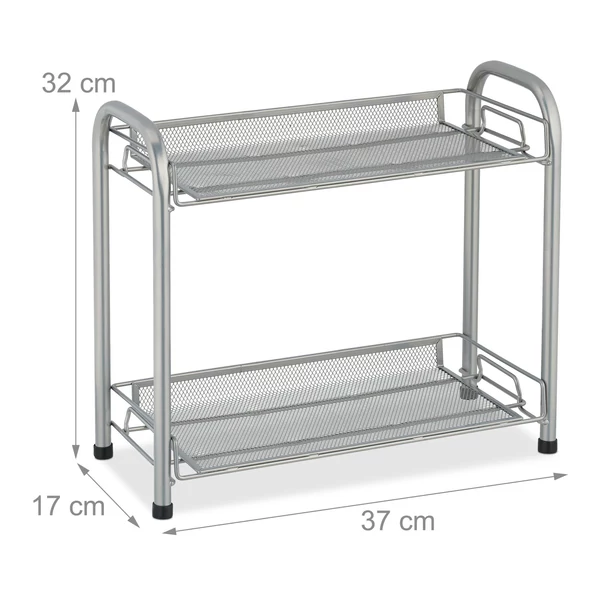 Helytakarékos ezüst színű tárolópolc több helyiségbe az otthonodban