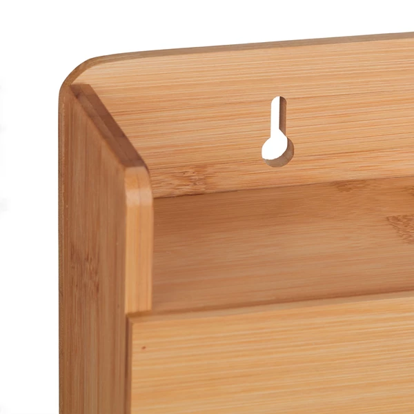 HAHAMO 3 az 1-ben Bambusz Fali Tekercstartó 