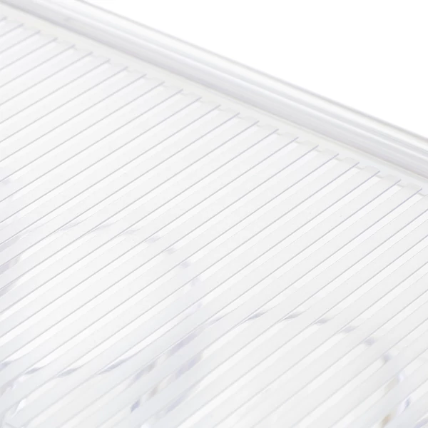 Átlátszó műanyag fedéllel lezárható tojástartó doboz