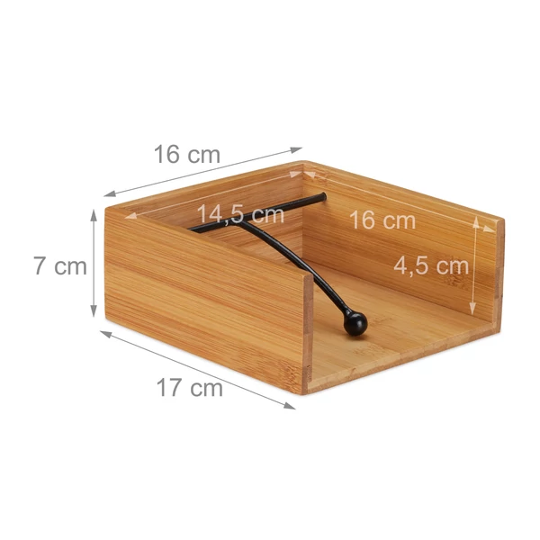 ASINO Bambusz Szalvétatartó