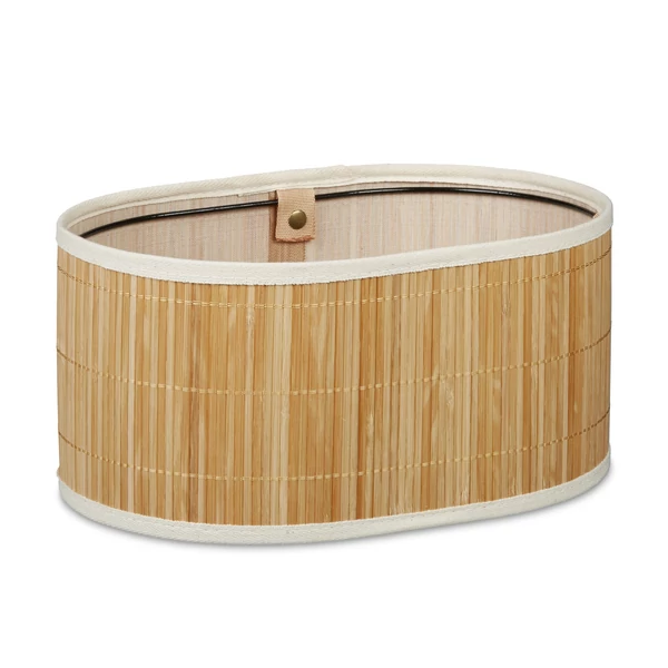 JUNKO Bambusz Kenyértartó Kosár