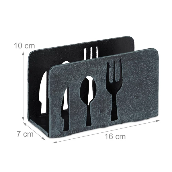 KVK öntöttvasból készült konyhaasztalra tehető álló szalvétatartó